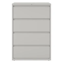 Quill Brand® 4-Drawer Lateral File Cabinet, Locking, Letter/Legal, Gray, 36"W (20299D)