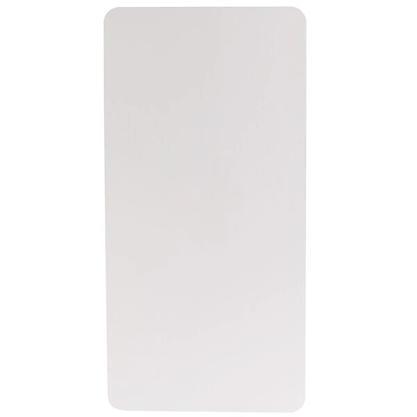 Flash Furniture 29"H X 60"L X 30"D Blow Molded Granite Plastic Folding Table, White - Image 4