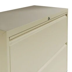 Alera® Four-Drawer Lateral File Cabinet, 36w X 19-1/4d X 54h, Putty