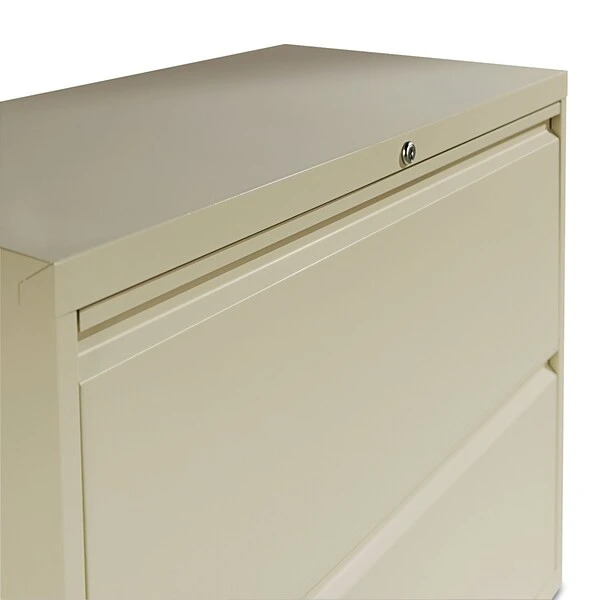 Alera® Four-Drawer Lateral File Cabinet, 36w X 19-1/4d X 54h, Putty