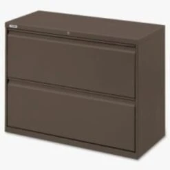 Lorell Fortress Series 42'' Lateral File, Medium Tone, 2 X File Drawer(s)