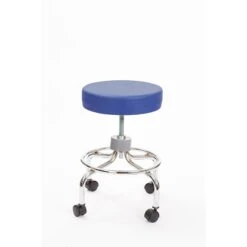 Brandt 22211 Revolving Stool With Footrest, Space Blue