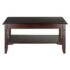 Winsome Nolan 18.03" X 37" X 21.02" Composite Wood Coffee Table, Cappuccino