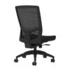 Union & Scale Workplace2.0™ Fabric Task Chair, Black, Integrated Lumbar, Armless, Synchro Seat Slide