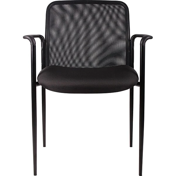 Boss Fabric Guest Chair, Black (B6909-BK)