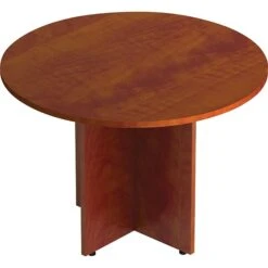 Offices To Go Superior Round Conference Table, American Dark Cherry (TDSL42RADC)