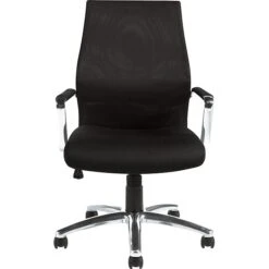 Global® Mesh-Back Manager Chair, Black (OTG11657B)