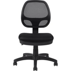 Offices To Go Armless Mesh Task Chair, Black (OTG11642B)