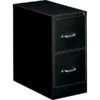 OIF 2-Drawer Economy Vertical File Cabinet, Black, Letter (21109)