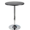 Winsome Spectrum 39.76" X 23.66" X 23.66" MDF Round Pub Table, Black