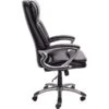 Serta Big & Tall Ergonomic Faux Leather Executive Big & Tall Chair, 350 Lb. Capacity, Black (43675OSS)