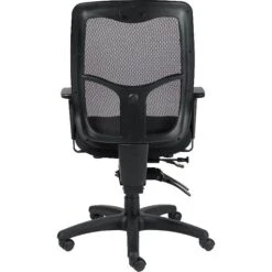 Raynor Eurotech Apollo Mesh High-Back Task Chair, Black, Adjustable Arms (MFHB9SL)
