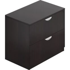 Offices To Go Superior 2-Drawer Lateral File Cabinet With Lock, Letter/Legal, American Espresso, 22" (TDSL3622LF-AEL)