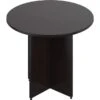 Offices To Go 36" Wide Round Table With Cross Base, American Espresso, 36" Dia (TDSL36R-AEL)