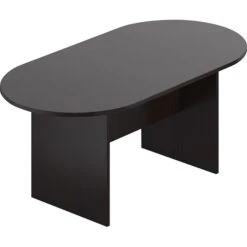 Offices To Go® 71" Wide Racetrack Conference Table, American Espresso, 29 1/2"H X 71"W X 36"D