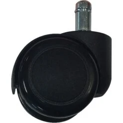 Global Offices To Go® Rubber Soft Caster, Black (OTG10700)