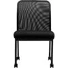 Offices To Go® Guest Chair, Mesh, Black, Seat: 19 1/2"W X 17 1/2"D, Back: 19"W X 16 1/2"H