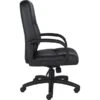 Offices To Go® Luxhide Leather Executive Chair, Black (OTG11617B)