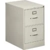 HON® 510 Series Legal Width Vertical File Cabinets, 2-Drawer, Putty, 25"D