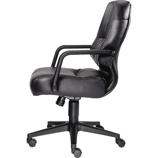 HONĀ® 2090 Series Leather Executive Mid-Back Chair, Black - Image 6