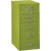 Bisley Eight Drawer Steel Multidrawer, Green, Letter/A4 (MD8-GR)