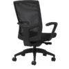 Union & Scale Workplace2.0™ Fabric Task Chair, Black, Integrated Lumbar, Fixed Arms, Advanced Synchro Tilt