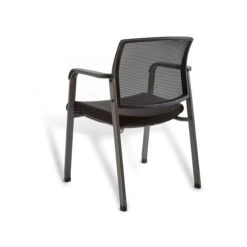 Union & Scale™ Prestige Esler Fabric Guest Chair, Black (UN28355-CC)