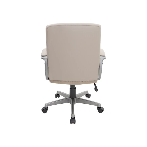 Quill BrandĀ® Tervina Luxura Mid-Back Manager Chair, Cream (56905) - Image 3