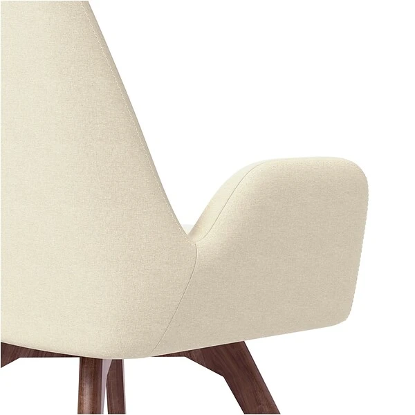 Union & Scale⢠MidMod Fabric Guest Chair, Cream (UN56983-CC) - Image 4