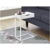 Monarch Specialties Inc. 16" X 10.25" Accent Table, White (I 3601)