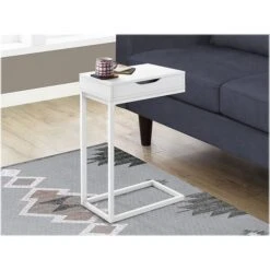 Monarch Specialties Inc. 16" X 10.25" Accent Table, White (I 3601)