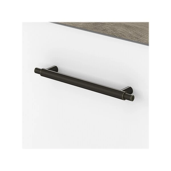 Bush Furniture Key West 47" X 24" Coffee Table With 2 End Tables, Shiplap Gray/Pure White (KWS023G2W) - Image 6