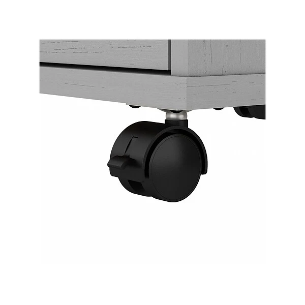 Bush Furniture Key West 2-Drawer Mobile File Cabinet, Letter/Legal, Cape Cod Gray, 15.51" (KWF116CG-03) - Image 5