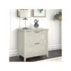 Bush Furniture Key West 2-Drawer Lateral File Cabinet, Letter/Legal, Linen White Oak, 30" (KWF130LW-03)