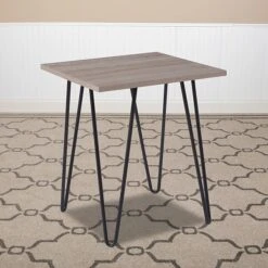 Flash Furniture Oak Park Collection End Table, Driftwood (NANJH1703)