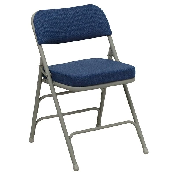 Flash Furniture HERCULES Series Fabric Folding Chair, Navy, 2/Pack (2HAMC320AFNVY) - Image 8
