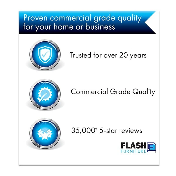 Flash Furniture 20" X 18" Vinyl Adjustable Height Bar Stool, Yellow - Image 3