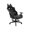 Hanover Commando Fabric Ergonomic Racing Gaming Chair, Black/White (HGC0106)