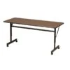 Correll Training Room Table, 72"L X 24"W, Walnut (FT2472MA-01)