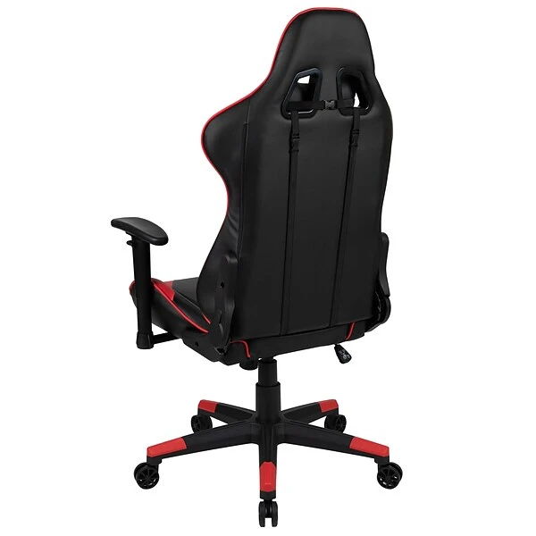 Flash Furniture X20 Ergonomic LeatherSoft Swivel Reclining Gaming Chair, Red (CH1872301RED) - Image 6