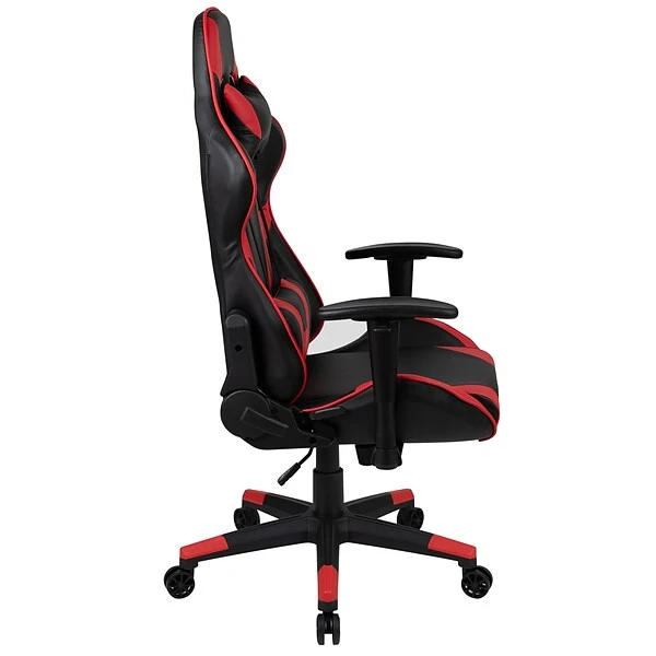 Flash Furniture X20 Ergonomic LeatherSoft Swivel Reclining Gaming Chair, Red (CH1872301RED) - Image 8