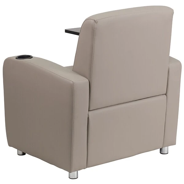 Flash Furniture Leather Guest Chair, Gray (BT8217TN) - Image 6
