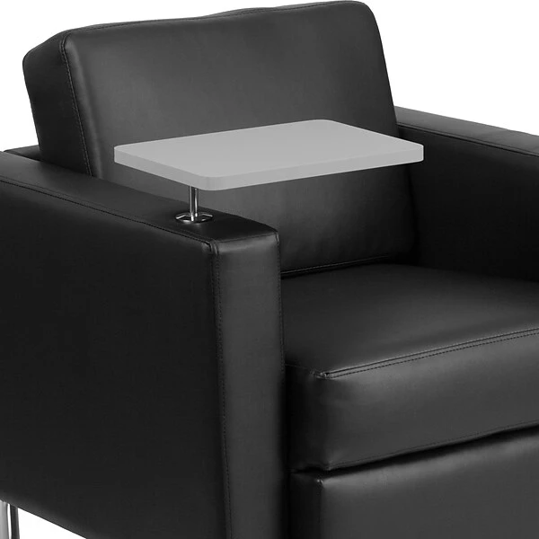 Flash Furniture Leather Guest Chair, Black (BT8219BK) - Image 7