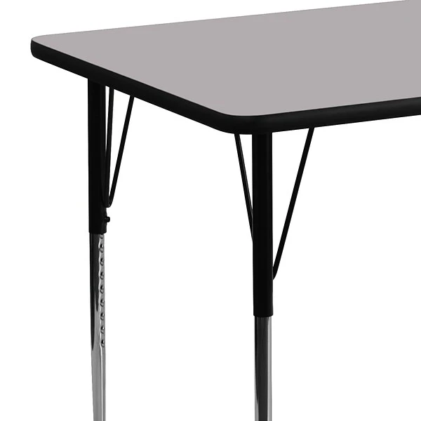 Flash Furniture Rectangle Activity Table, Gray (XUA2448RECGYTA) - Image 8