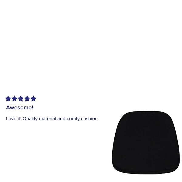 Flash Furniture Chiavari Cushion, Black (LE-L-C-BLACK-GG) - Image 2