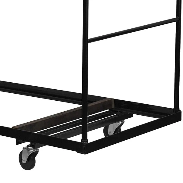 Flash Furniture Steel Folding Table Dolly For Rectangular Folding Tables, Black - Image 3