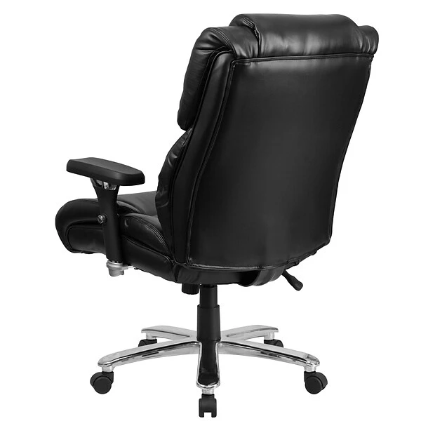 Flash Furniture HERCULES Series LeatherSoft Swivel 24/7 Intensive Use Big & Tall Executive Office Chair, Black (GO2149LEA) - Image 7