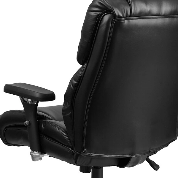 Flash Furniture HERCULES Series LeatherSoft Swivel 24/7 Intensive Use Big & Tall Executive Office Chair, Black (GO2149LEA) - Image 8