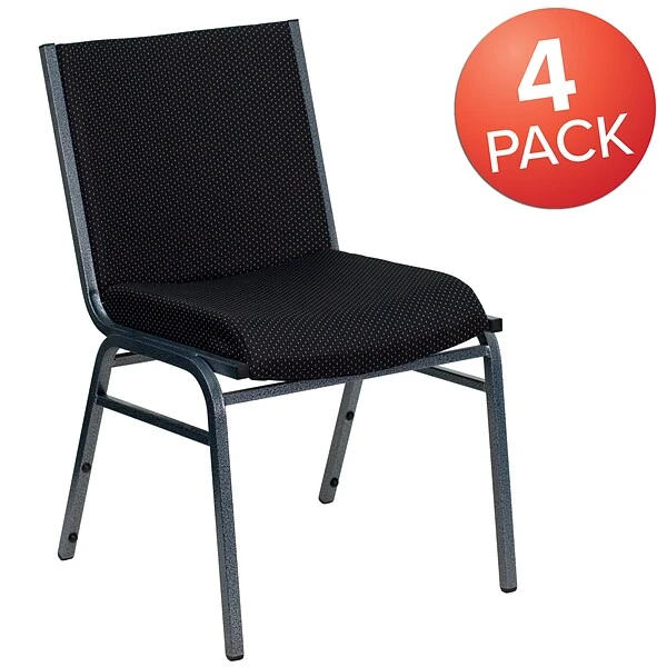 Flash Furniture HERCULES Fabric Office Chair, Black Dot, 4/Pack (XU-60153-BK-GG) - Image 2