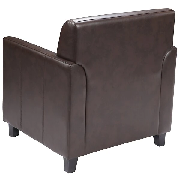 Flash Furniture HERCULES Diplomat Series LeatherSoft Office Guest And Reception Chairs Brown (BT8271BN) - Image 6